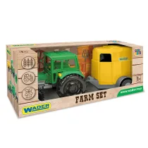 Color Cars Traktor z przyczep na konia Wader