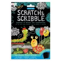 Kolorowe Baloniki Zdrapywanki Mini Scratch & Scribble Owady