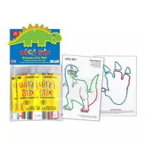 Woskowe sznureczki Party Dino Wikki Stix