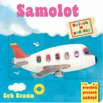 Maluch w podry. Samolot