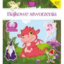 Naklejki iskierki z brokatem. Bajkowe stworzenia