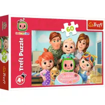 Puzzle 60 el. Cocomelon, Wspaniay dzie Trefl