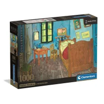 Puzzle 1000 el. Museum Van Gogh: Bedroom In Arles Clementoni