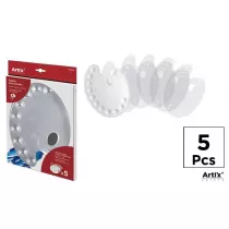 Artix Paleta malarska plastikowa 22x28cm 5szt