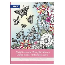 Kolorowanka antystresowa ogrd motyli