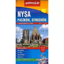 Nysa Paczkw Otmuchw Plan Miasta 1 : 11 000