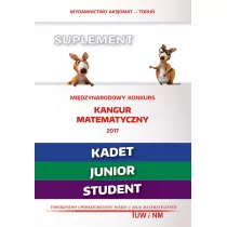 Kangur7 Matematyka z w. kangurem 2017 (Kadet/Junior/Student)