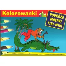 Malowanka. Podre mapki Fiki-Miki i Krokodyl