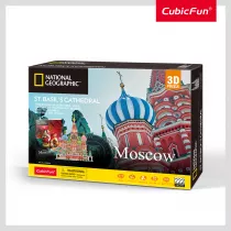 Puzzle 3D 222 el. Sobr witego Bazyla Cubic Fun