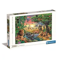 Puzzle 2000 el. HQ The African Gathering Clementoni