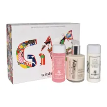 Sisley Zestaw Emulsion Ecologique + Cleansing Milk With White Lily All Skin + Floral Tonning Lotion Dry/Sensitive Skin