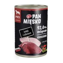 Pan Misko Karma mokra dla psa Indyk z jeleniem (dorosy) 400 g