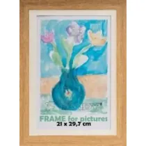 Ramka drewniana Paint czarna 25,5x34x5cm