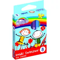 Fiorello Kredki �wiecowe 8 kolor�w