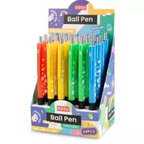 Easy Stationery Dugopis automatyczny niebieski (24szt) EASY