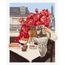 Ideyka Malowanie po numerach - Kwitn�cy Pary� 40x50cm