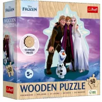 Puzzle drewniane 50 Ulubiona Kraina Lodu TREFL