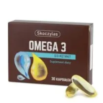 Skoczylas Omega 3 D2+K2 MK7 suplement diety 30 kaps.