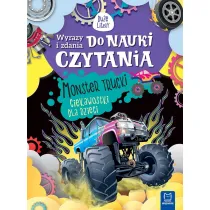 Wyrazy i zdania do nauki czytania. Monster trucki