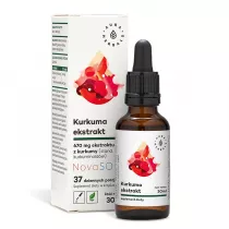 Aura Herbals Kurkuma, ekstrakt NovaSOL - Suplement diety w kroplach 30 ml