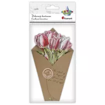 Titanum Dekoracje kartonowe Flower Letter tulipany 9 szt.