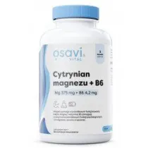 Osavi Cytrynian magnezu + B6 Suplement diety 180 kaps.
