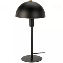 H&S Decoration Lampa metalowa w ksztacie grzybka czarna 36 cm