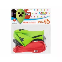 Godan Balony premium Piksele klocki 30cm