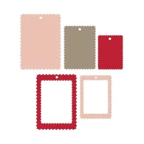 Dalprint dpCraft Zestaw wykrojnik�w tagi znaczki 3 szt