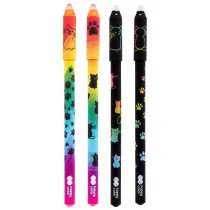 Happy Color D�ugopis wymazywalny 0,5 mm niebieski Miaow!