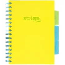 Strigo Ko�ozeszyt Pads A5 Neon ��ty linia 100 kartek