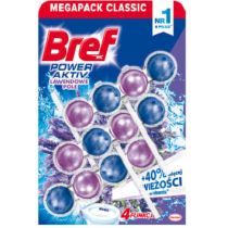 Bref Zawieszka do WC Power Active Lawendowe Pole 3 szt.