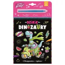 Dzikie dinozaury. Zdrapywanka z rysikiem