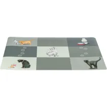 Trixie Podkadka pod miski Patchwork, 44 x 28 cm, szara