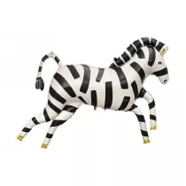 PartyDeco Balon foliowy Zebra 115x85cm