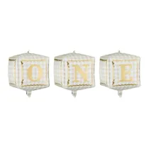 PartyDeco Balony foliowe kostki One 34x36cm