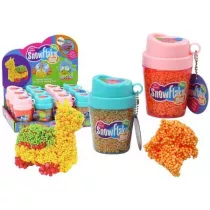 Squishy kulki styropianowe w kubku pomara�czowy LeanToys