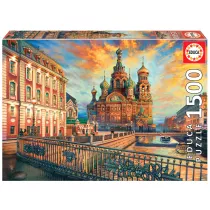 Puzzle 1500 el. Sankt Petersburg, Rosja Educa
