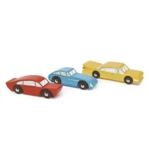 Samochody Retro drewniane 3 szt Tender Leaf Toys