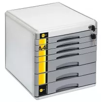Szafka na dokumenty 7 szufl. metalowa YELLOW ONE