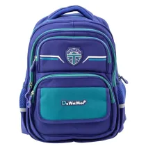 LeanToys Plecak szkolny granatowo zielony 20L