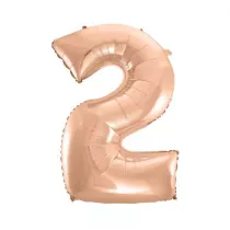 Godan Balon foliowy B&C "Cyfra 2" r�owo-z�ota HS-C45RZ2 92cm