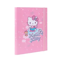 Patio Teczka przestrzenna tekturowa z gumk� A5 Hello Kitty pink wz�r 2
