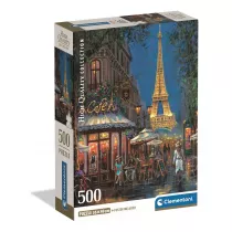 Puzzle 500 Night At The Eiffel Cafe Clementoni