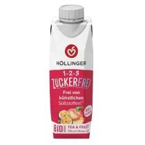 Hollinger Napj o smaku brzoskwinia - marakuja bez cukru 300 ml Bio