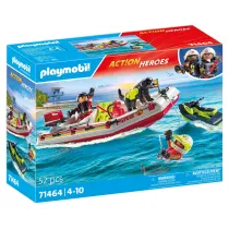 Playmobil Action Heroes ��dz stra�y po�arnej ze skuterem wodnym 71464