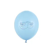 Balony 30cm Bucik pastel Baby Blue 6szt