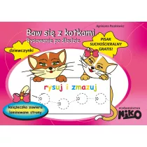 Baw si z kotkami. Rysowanie po ladzie