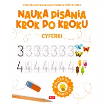 Cyferki. Nauka pisania krok po kroku
