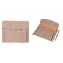 Teczka A4 z kieszonk nubuk szara